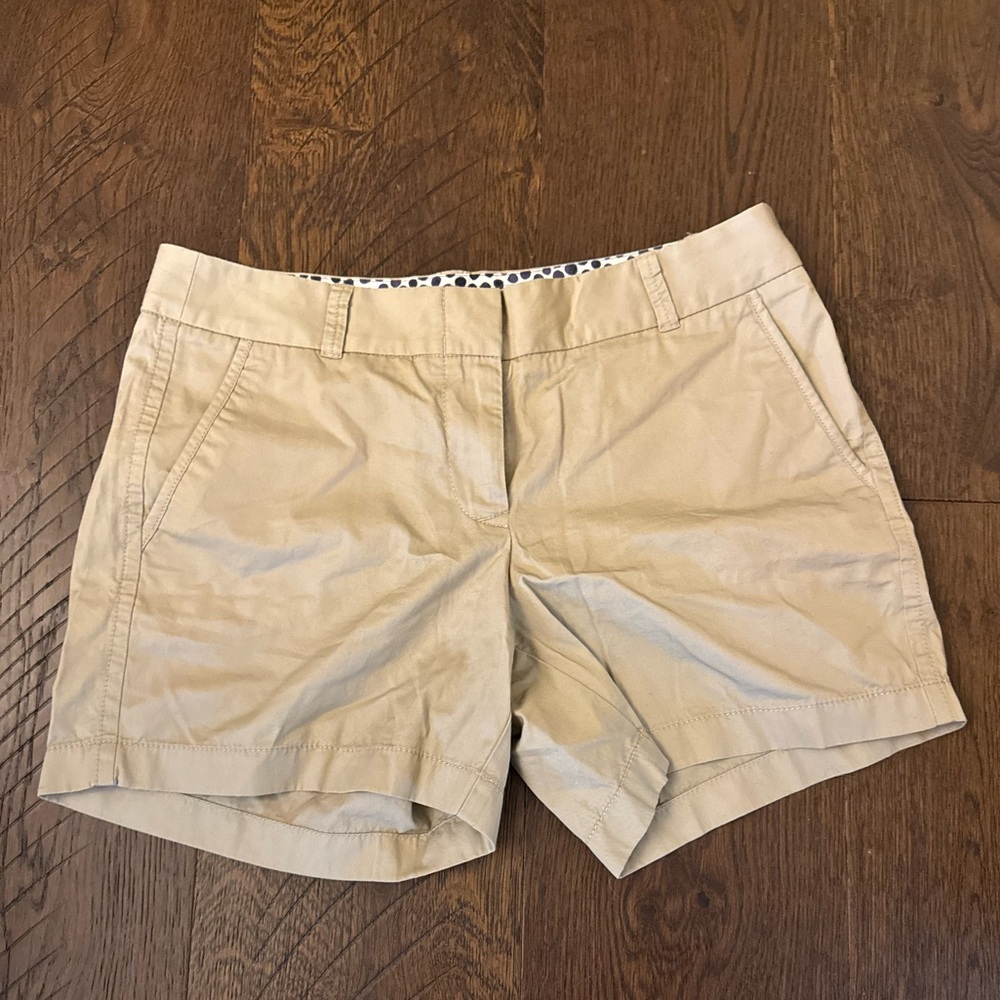 Jcrew Women's Chino Khaki Tan Shorts